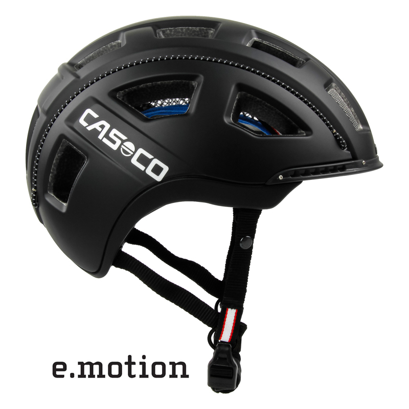 S 52-54 Casco Fahrradhelm Helm e.motion schwarz-matt    Gr 