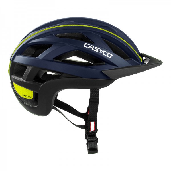 Allround bike helmet Cuda2 for women and men in blue neon yellow