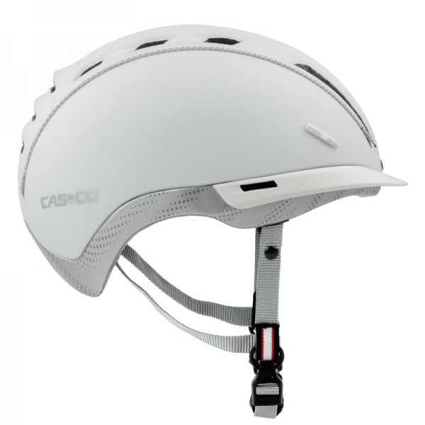 Casco Roadster white - the bike helmet for e-bikes convinces with a slim wearing shape
